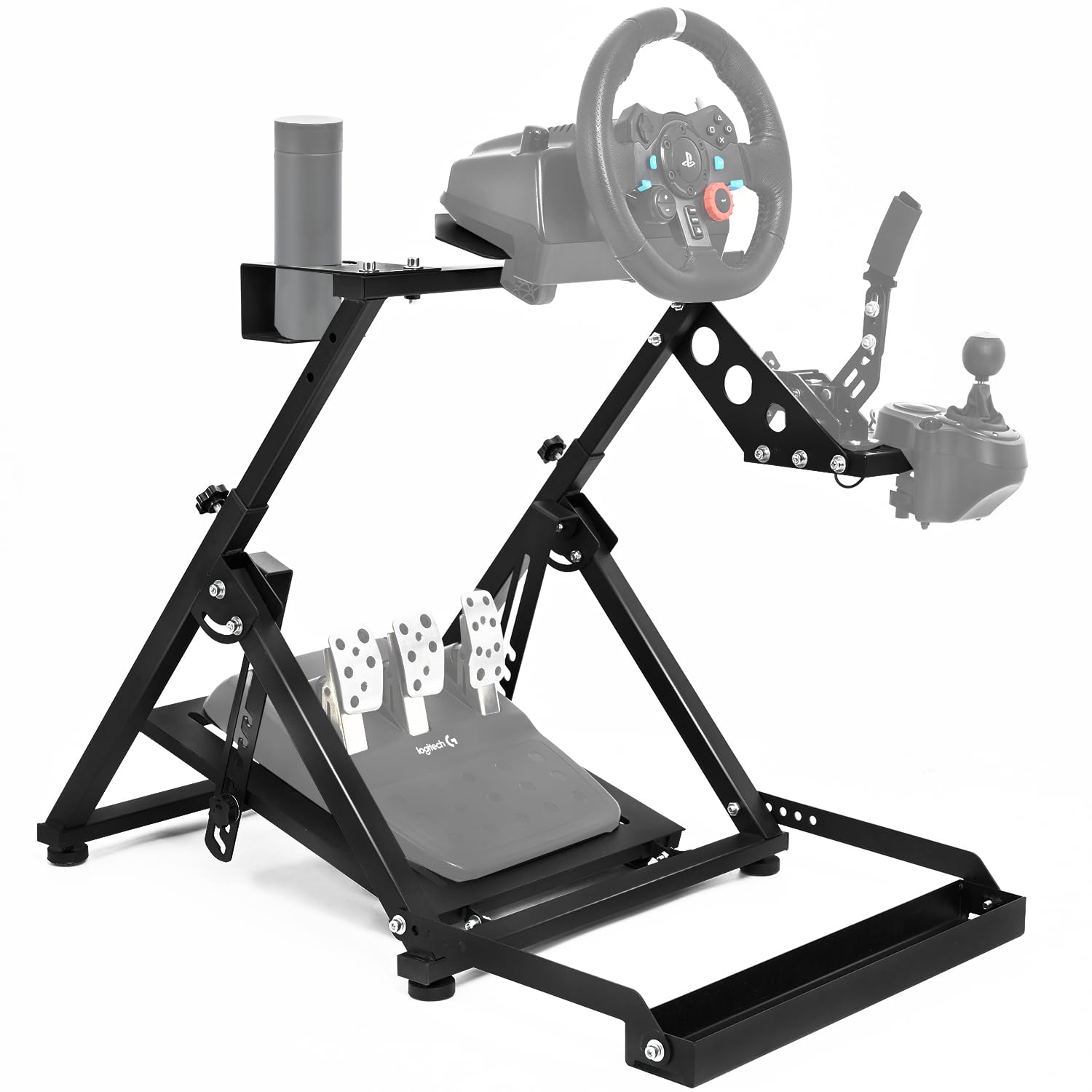 Supllueer X Frame Racing Wheel Stand with Seat Slot Fit for Logitech,T – supllueer store