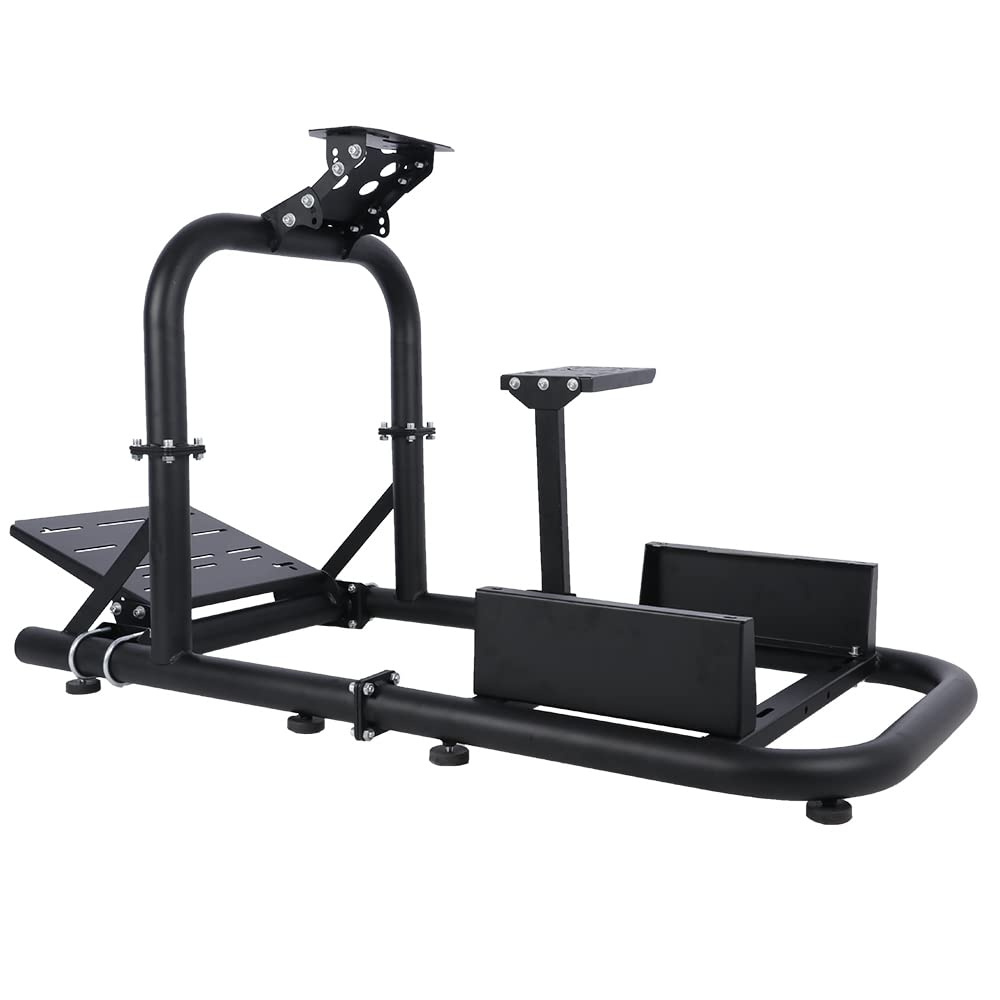 Supllueer Racing Simulator Cockpit Stand fit Logitech G920 G29 Thrustmaster T300