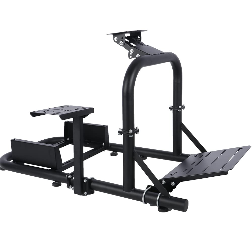 Supllueer Racing Simulator Cockpit Stand fit Logitech G920 G29 Thrustmaster T300