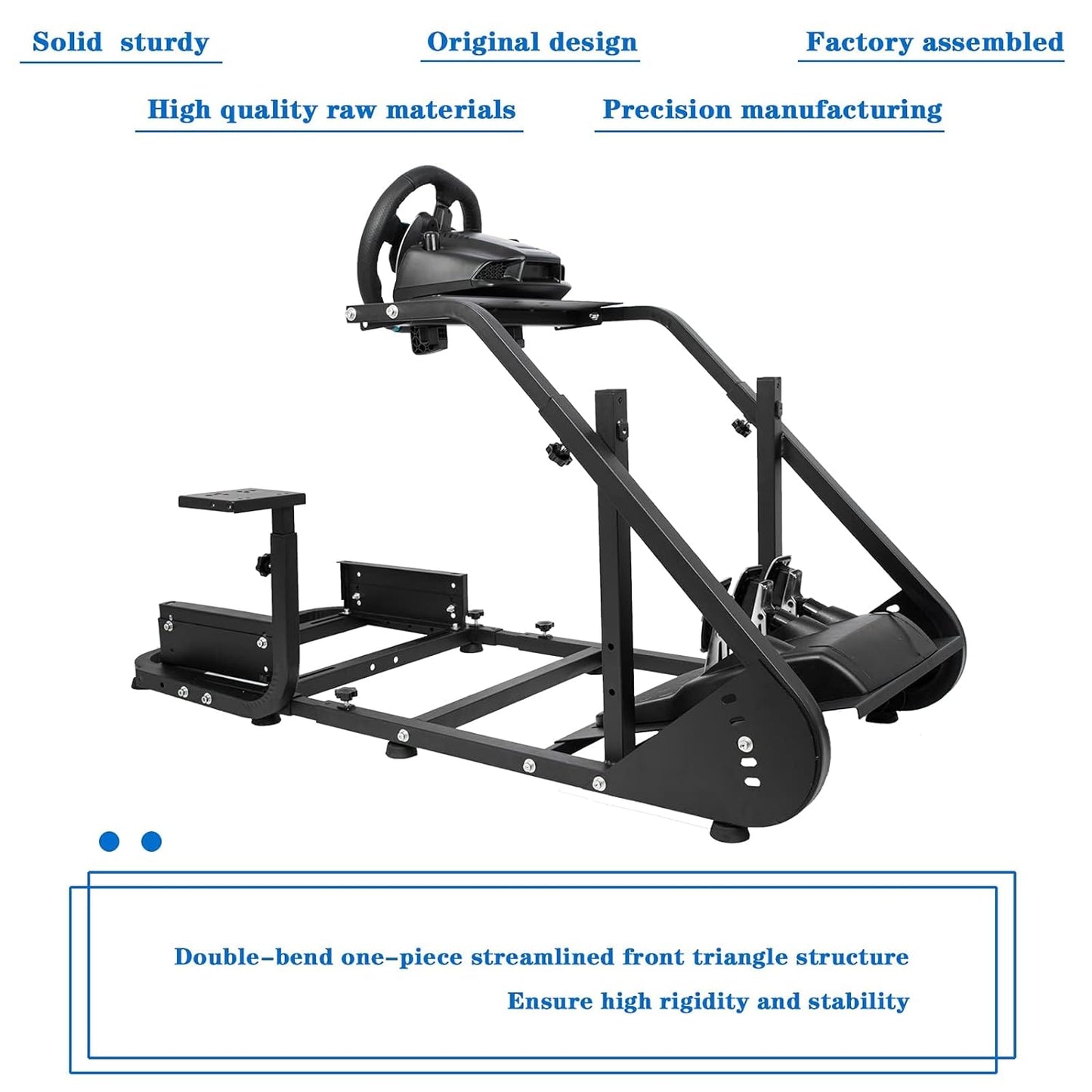 Supllueer Racing Wheel Stand fit Logitech G923 G29 G920 Simulator Cockpit Stand