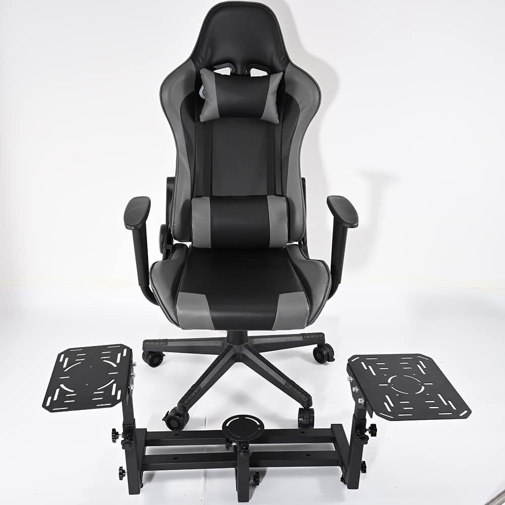Supllueer Flight Simulation with Gray Seat Fit Thrustmaster Logitech X56 X52