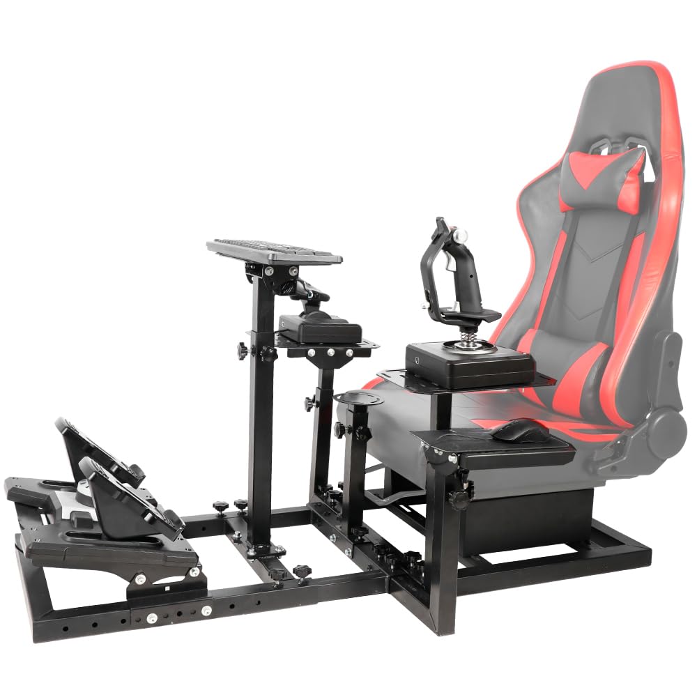 Supllueer Racing Flight Simulator Cockpit fit Thrustmaster Logitech G29 X52 X56