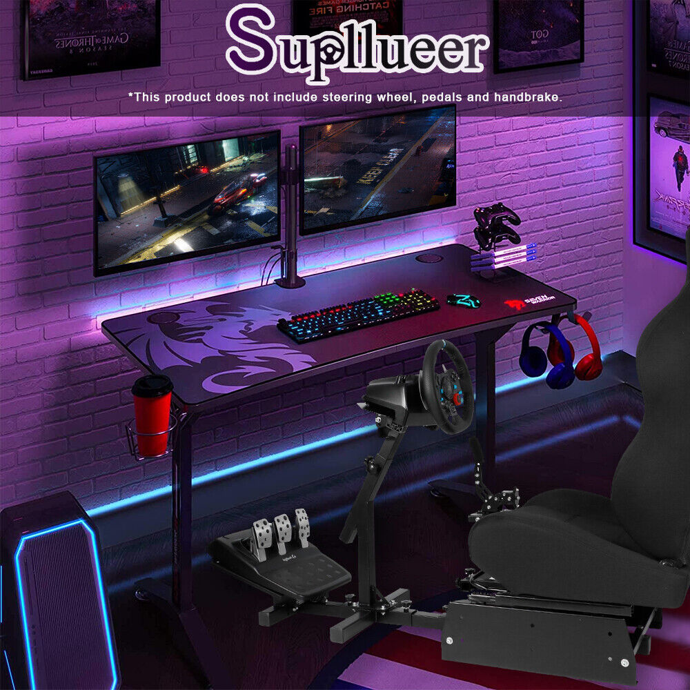 Supllueer Racing Simulator Cockpit Stand Or Seat Fit Logitech G923 G29 G920