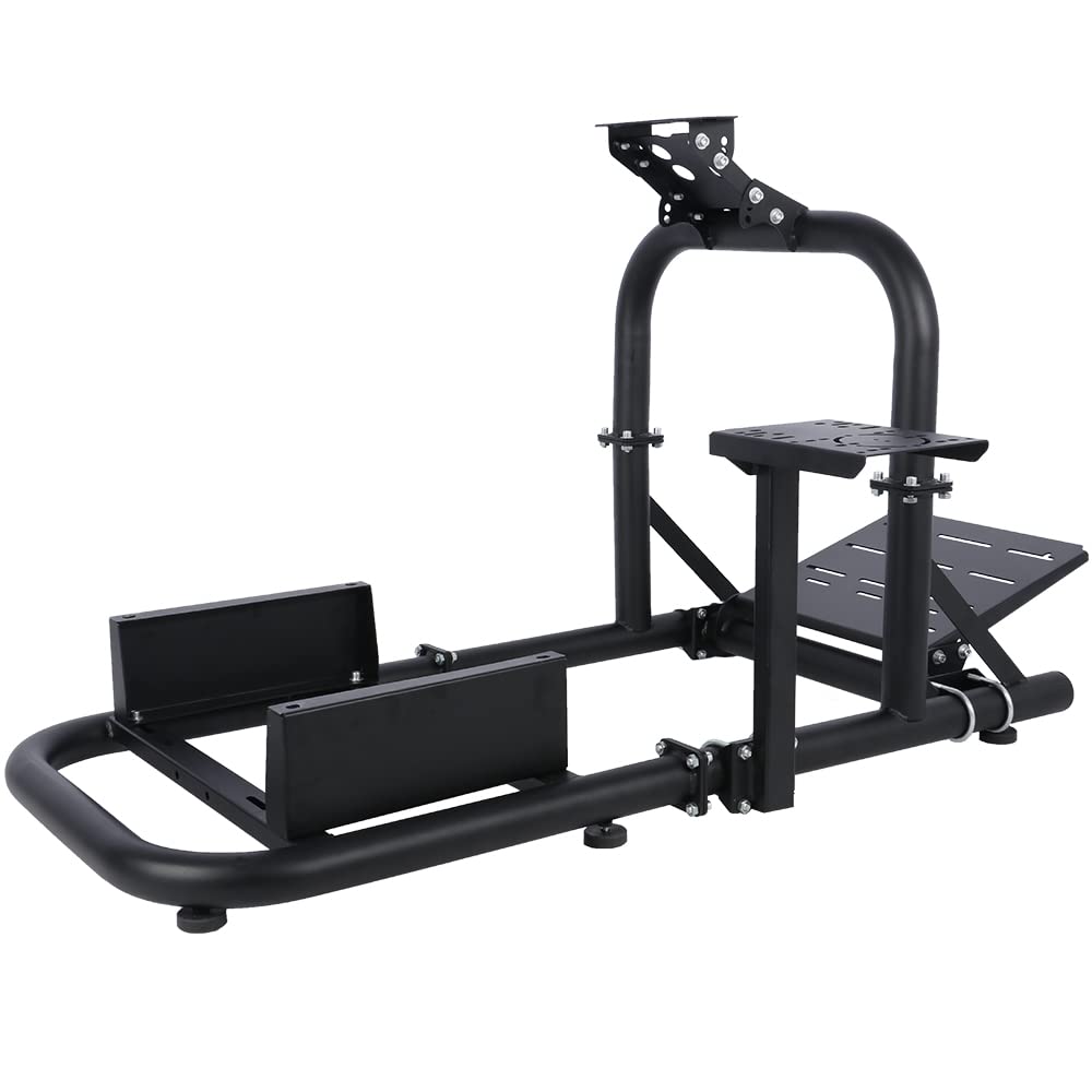 Supllueer Racing Simulator Cockpit Stand fit Logitech G920 G29 Thrustmaster T300