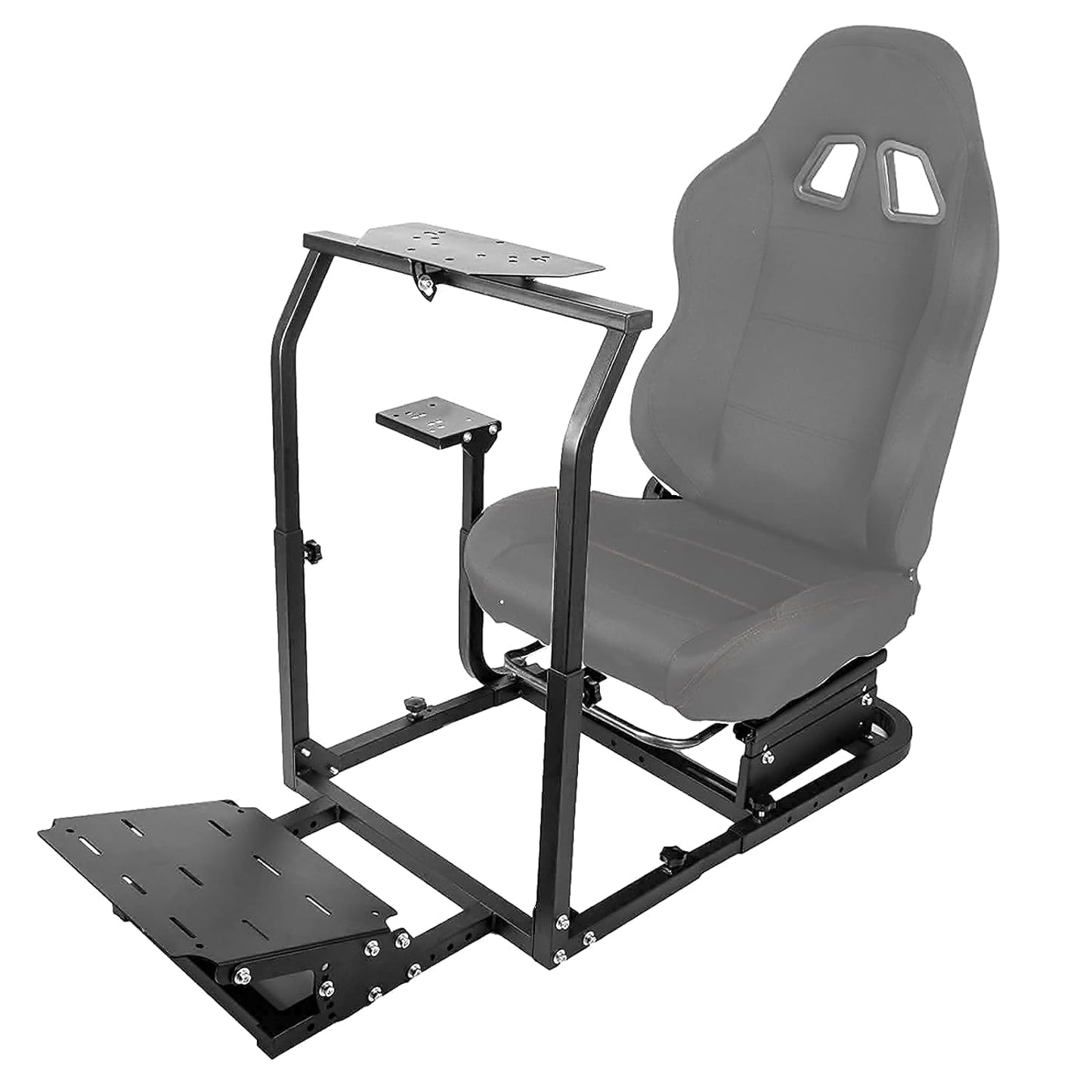 Supllueer Racing Simulator Cockpit Stand Adjustable fit Logitech G29 G920
