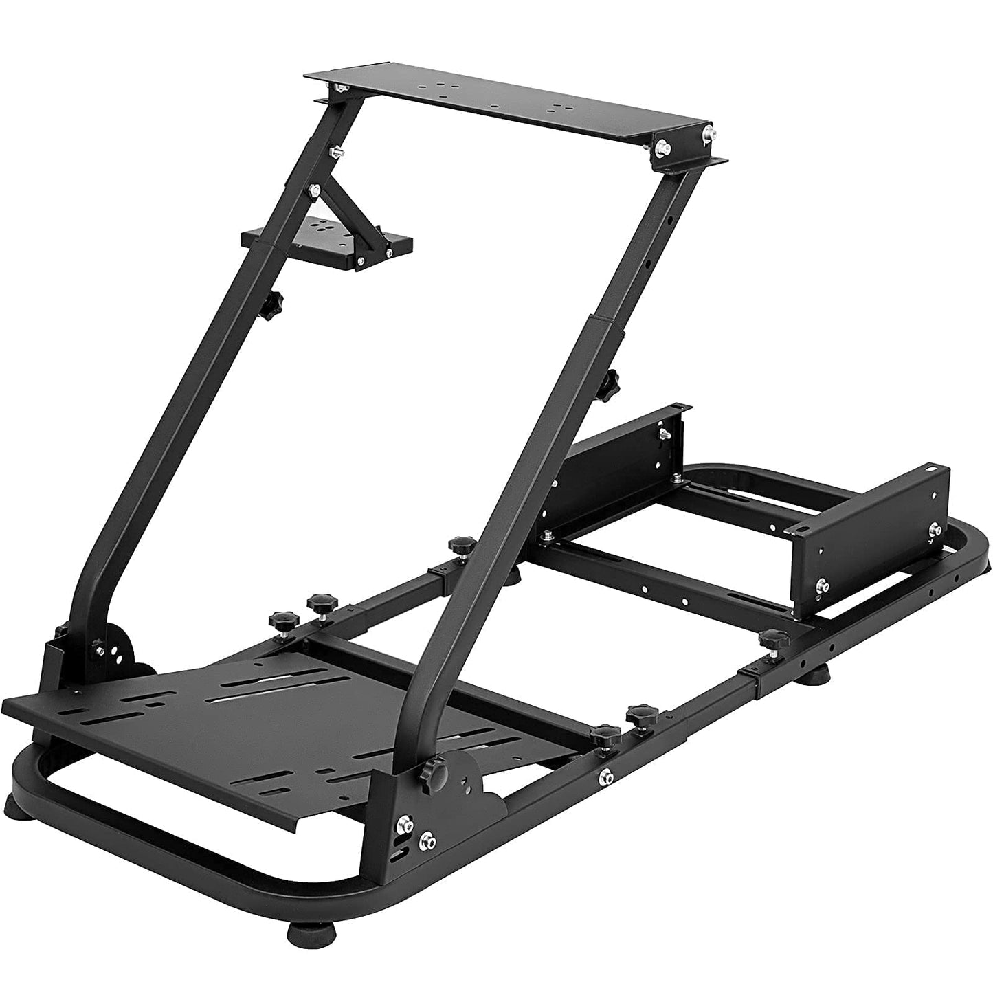 Supllueer Racing Simulator Cockpit with Gear Lever Removable Fit for Logitech/Thrustmaster G25 G27 G29 G920 G923 T300RS T500, Sim Racing Wheel Stand No Wheel Pedal Seat