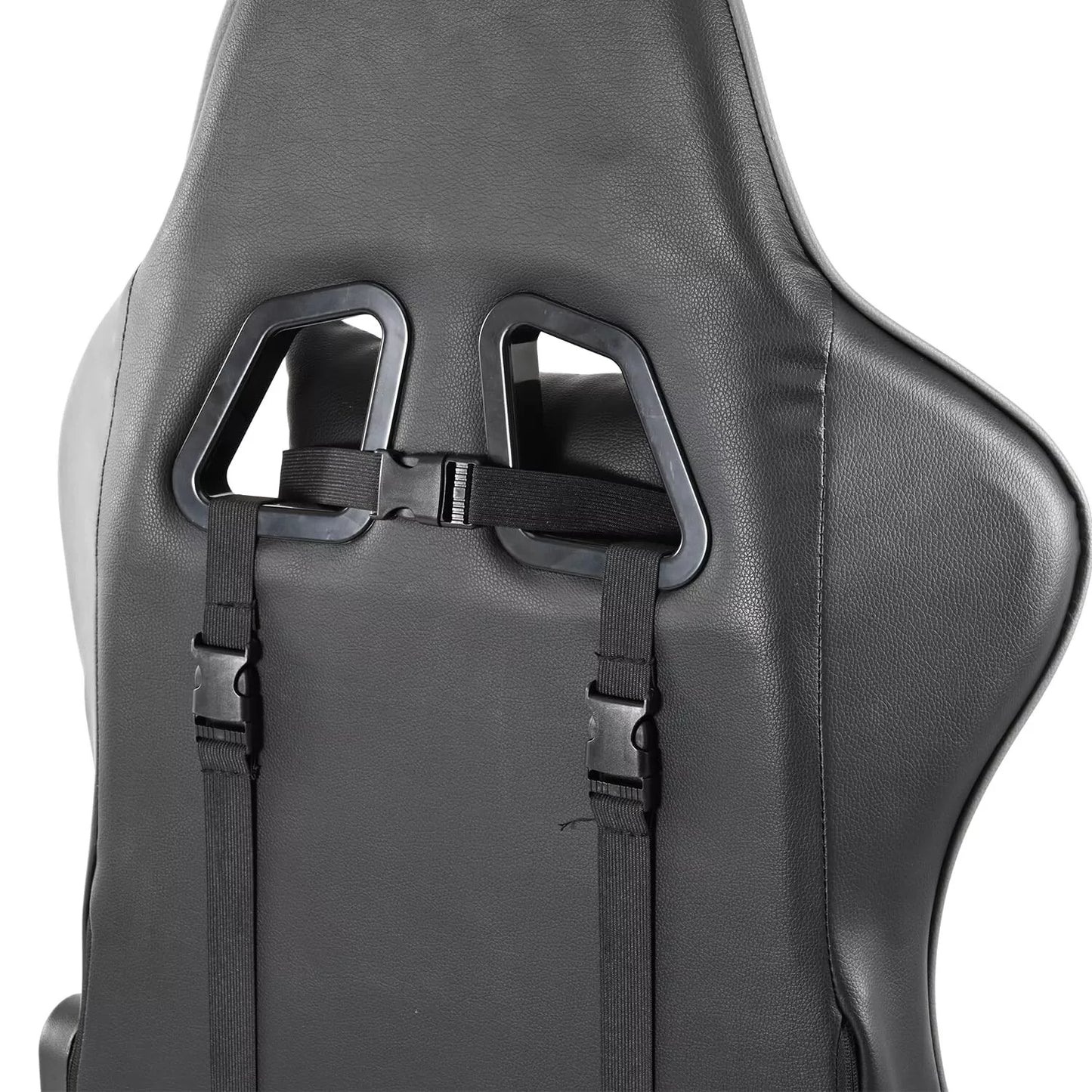 Supllueer Flight and Racing Game Chair with backrest Black Grey Premium Recliner