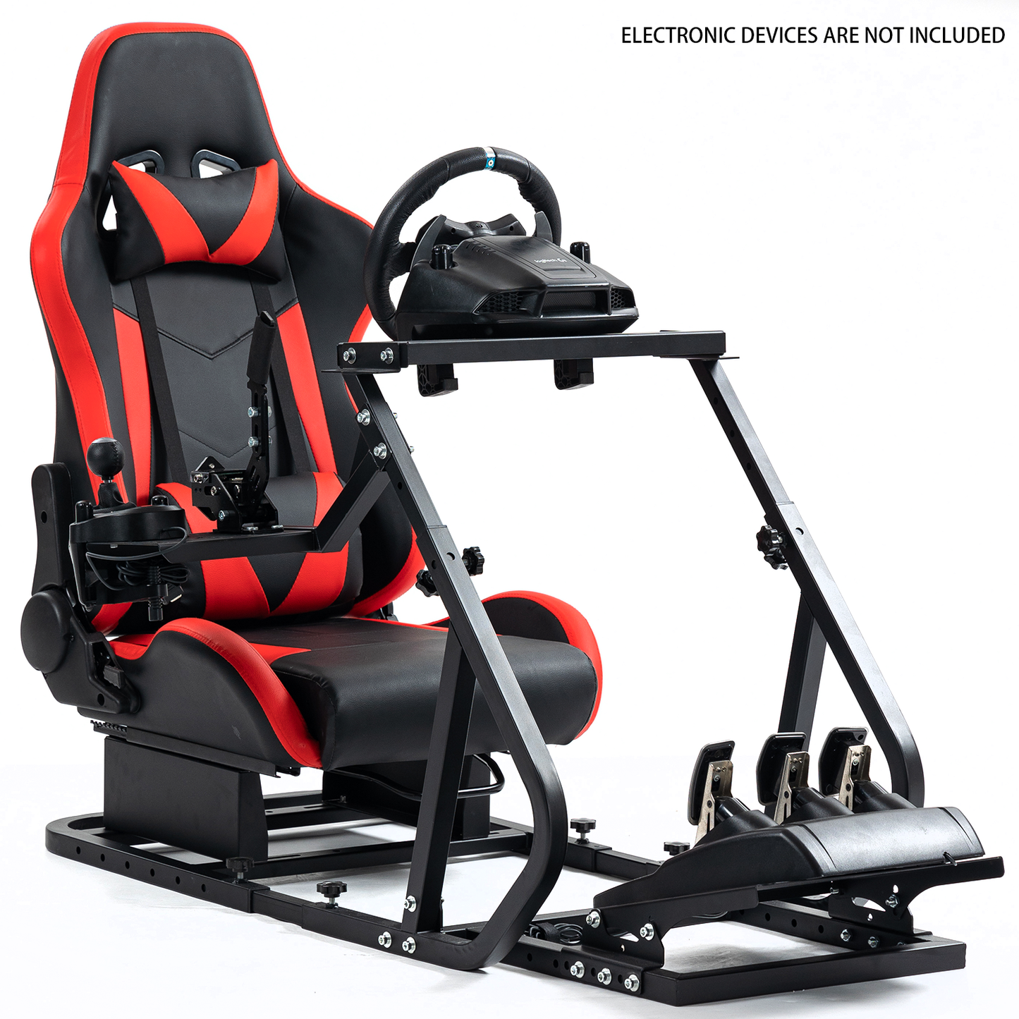 Supllueer Racing Simulator Cockpit Stand With Seat Fit Logitech G29 G920 G923