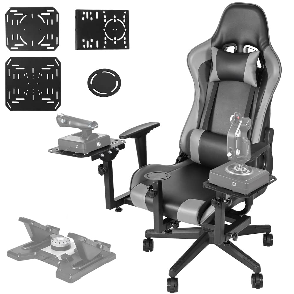 Supllueer Flight Joystick Hotas Chair Mount fit Thrustmaster A10C X56 X52