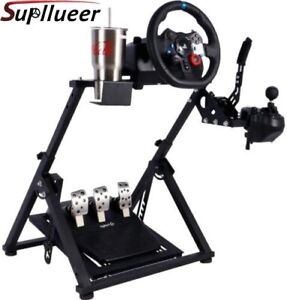 Supllueer Racing Wheel Stand Fit Logitech G923 Thrustmaster T300