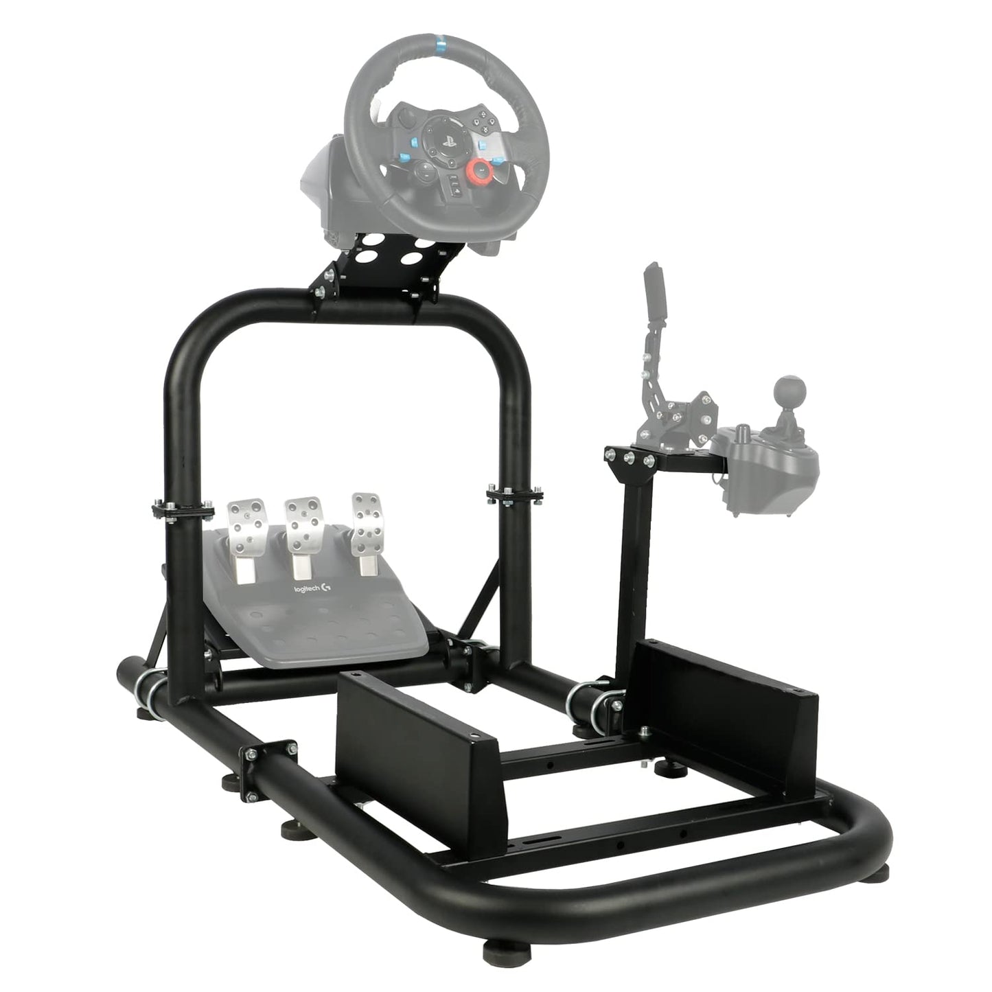Supllueer Racing Simulator Cockpit Stand fit Logitech G920 G29 Thrustmaster T300