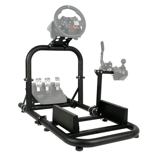 Supllueer Racing Simulator Cockpit Stand fit Logitech G920 G29 Thrustmaster T300