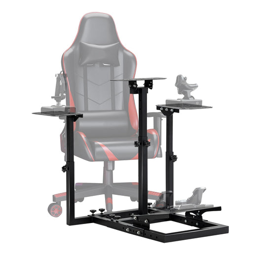 Supllueer Flight Game Mount&Racing Wheel Stand fit Logitech Thrustmaster Saitek