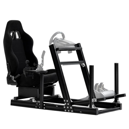 Supllueer Racing Simulator Cockpit Professional with Racing Seat Fit for Logitech G29 G920