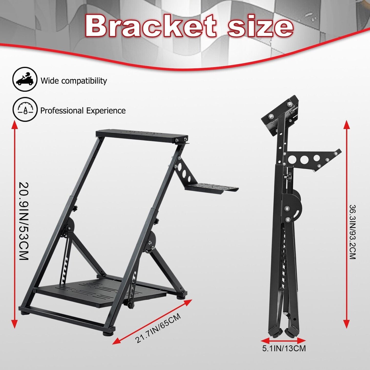 Supllueer Racing Wheel stand Foldable "X" FRAME