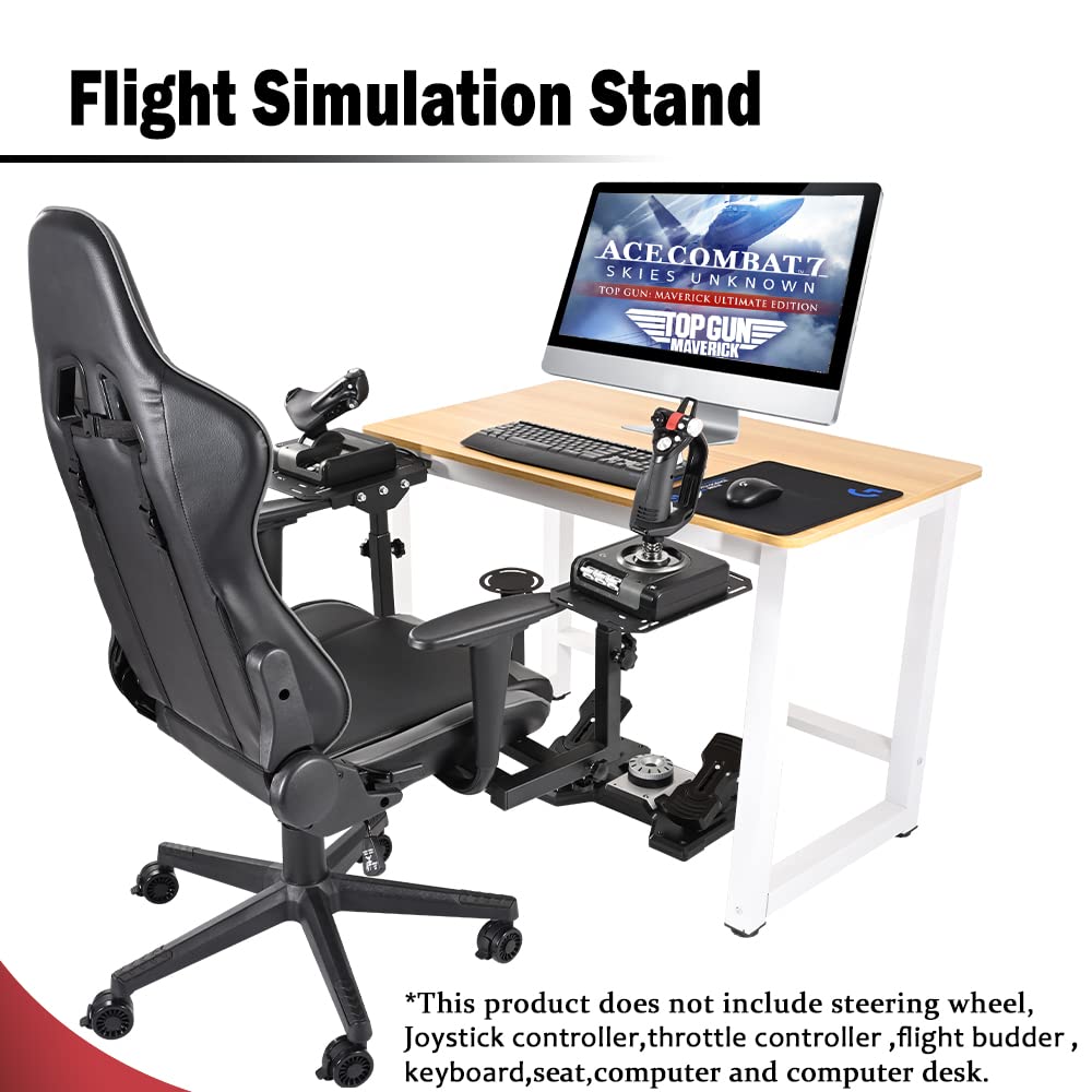 Supllueer Flight Joystick Hotas Chair Mount fit Thrustmaster A10C X56 X52