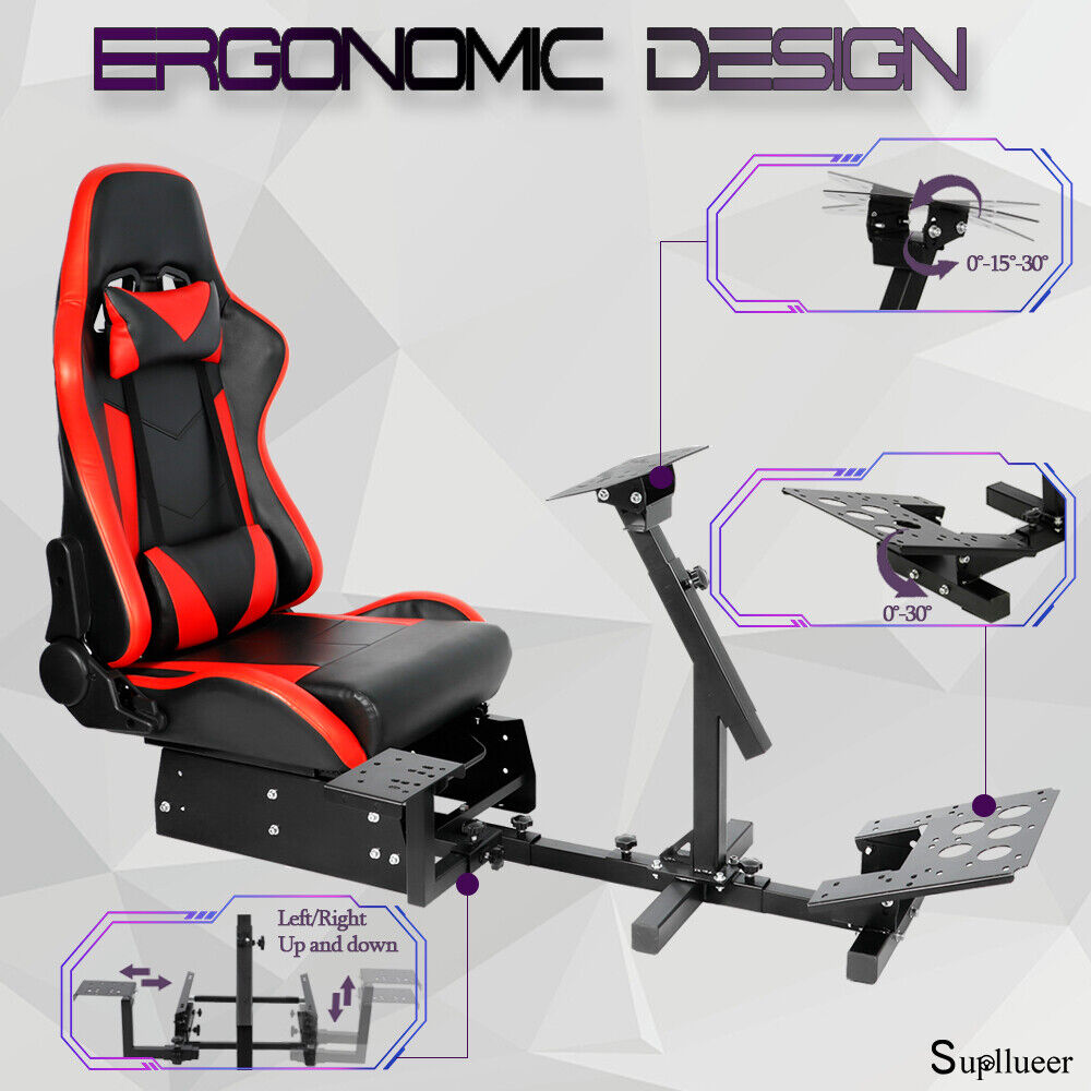 Supllueer Racing Simulator Cockpit Stand Or Seat Fit Logitech G923 G29 G920