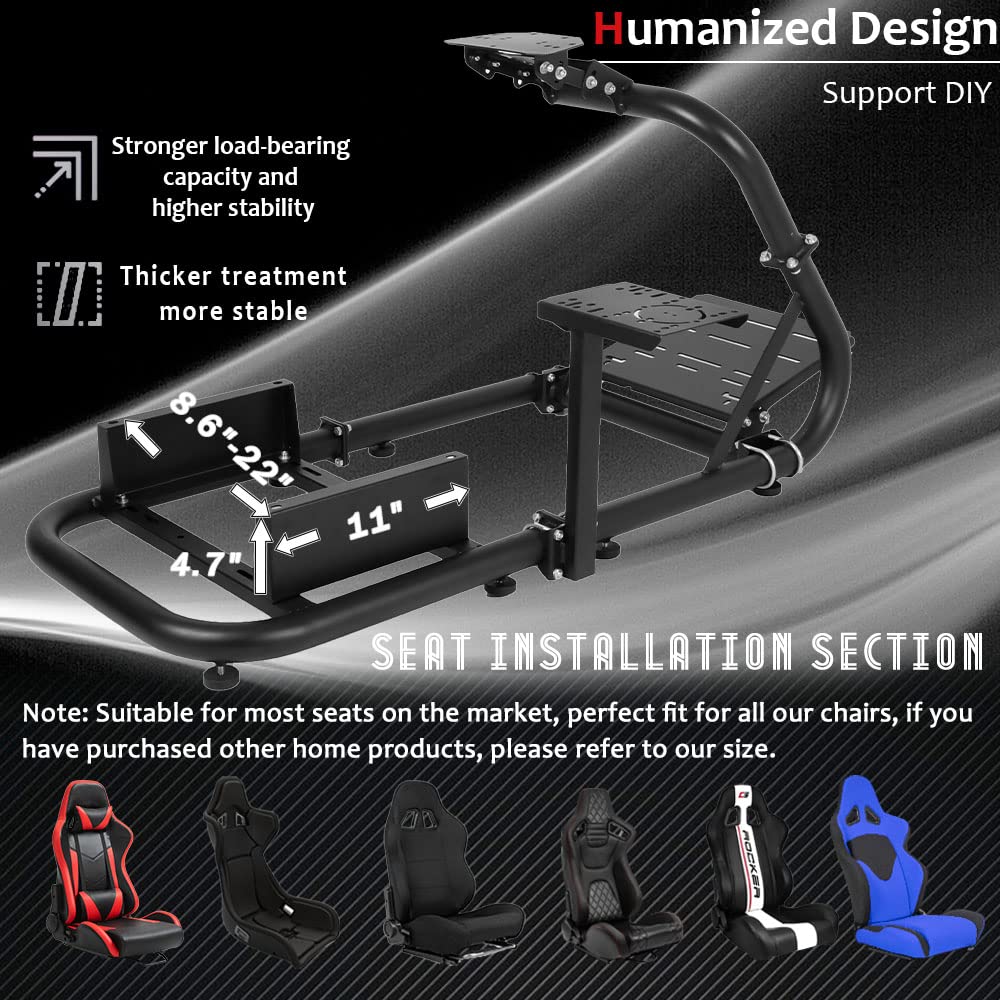 Supllueer G29 Racing Wheel Stand Simulator Cockpit Fit Logitech G920 G923 GPRO