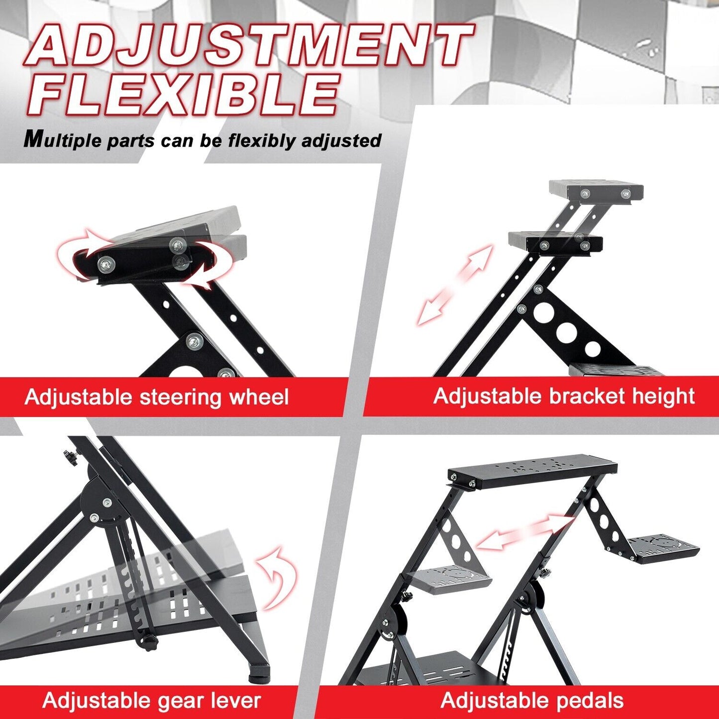 Supllueer Racing Wheel stand Foldable "X" FRAME