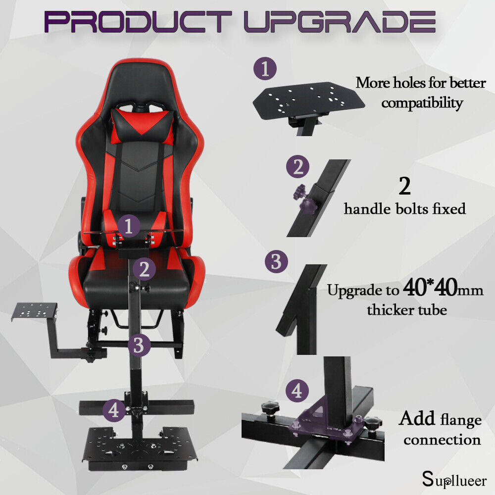 Supllueer Racing Simulator Cockpit Stand Or Seat Fit Logitech G923 G29 G920