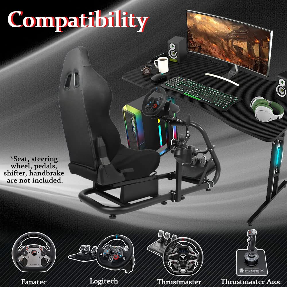 Supllueer G29 Racing Wheel Stand Simulator Cockpit Fit Logitech G920 G923 GPRO