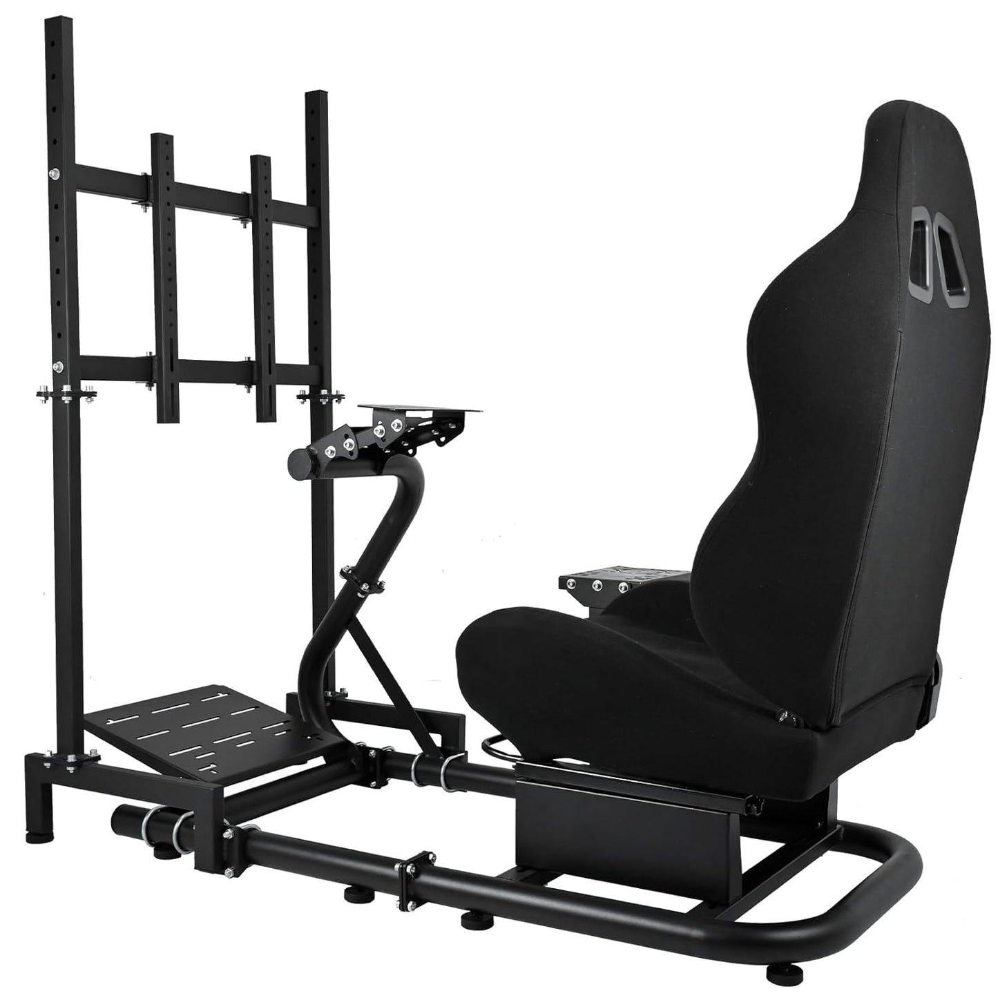 Supllueer Racing Simulator Cockpit Stand Adjustable fit Logitech G923 G29 G920