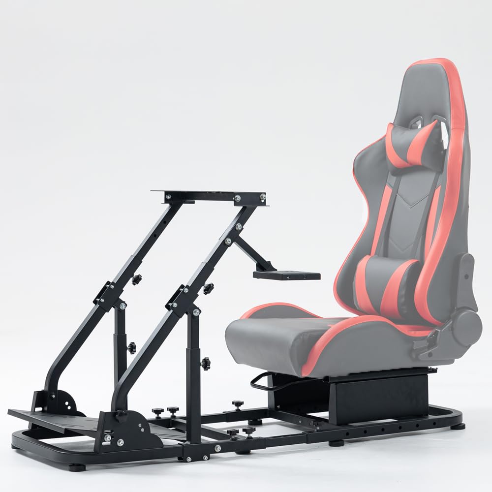 Supllueer G29 Racing Simulator Cockpit Stand Fits Logitech G920 Thrustmaster