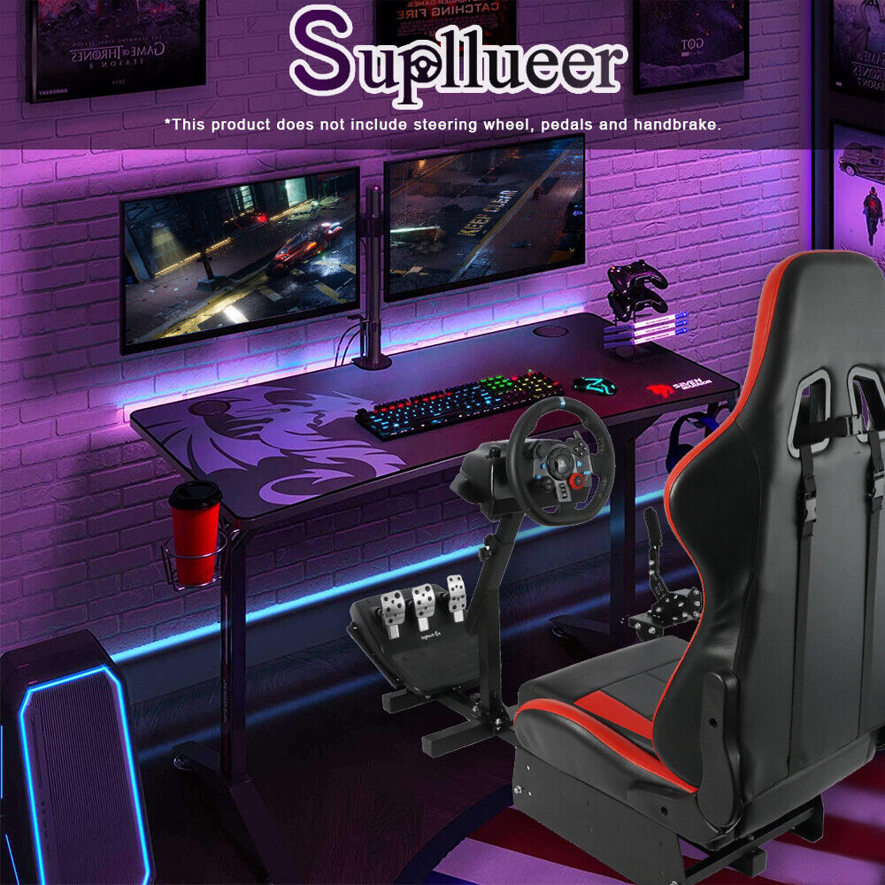 Supllueer Racing Simulator Cockpit Stand Or Seat Fit Logitech G923 G29 G920