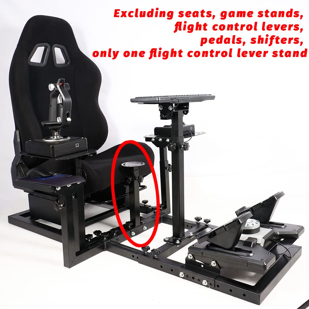 Supllueer Aircraft Joystick Bracket, Flight Simulation Cockpit Attachment, Flight Control Platform Attachment, Suitable for A10C Hotas Warthog, NO Steering Wheel Bracket Gaming Devices