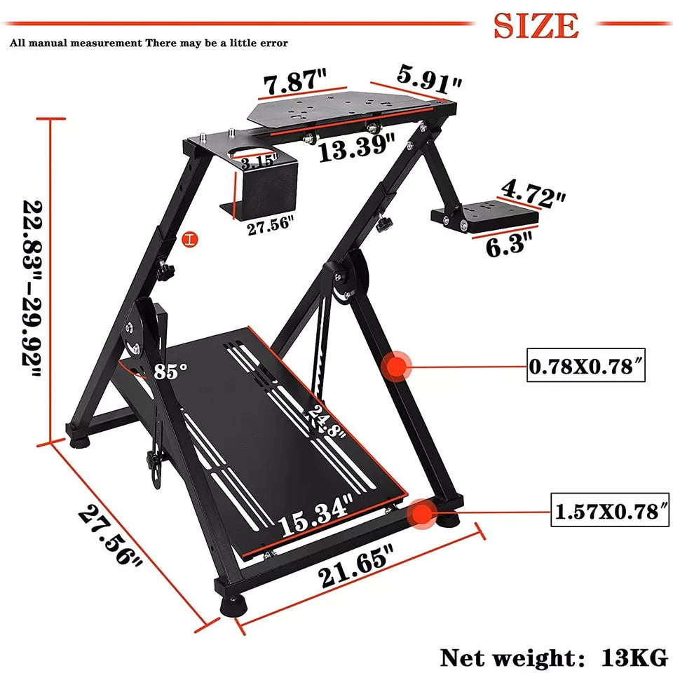 Supllueer G923 Racing Wheel Stand Fit Logitech G29 G920 Fanatec Thrustmaster