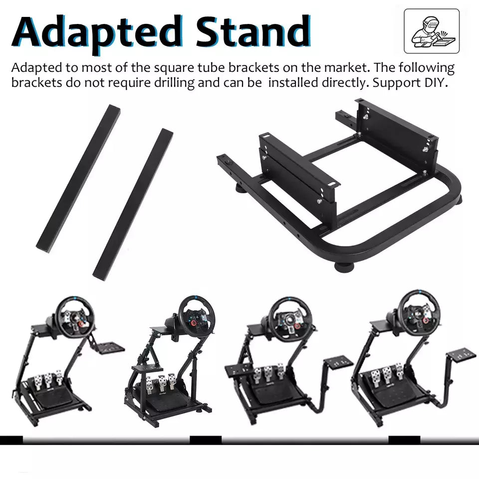 Supllueer Rear Seat Frame Fits Most Racing Seats Wheel Stand Suitable for DIY