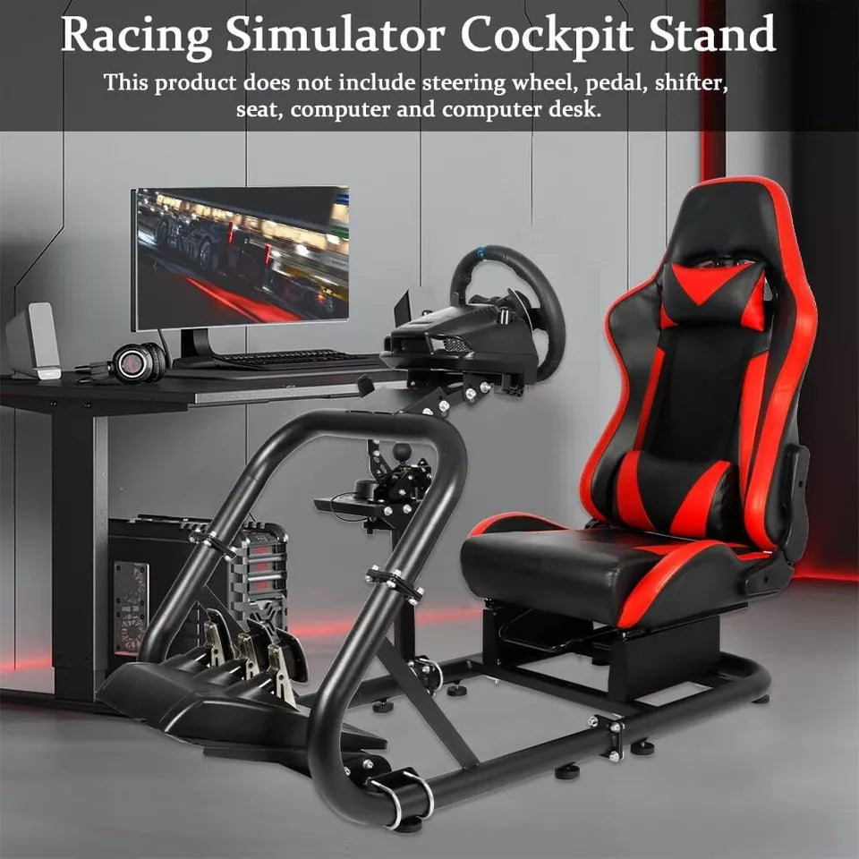 Supllueer Racing Wheel Stand Simulator Cockpit Stand Fit for Logitech G920 G29